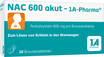 NAC 600 akut-1A Pharma Brausetabletten