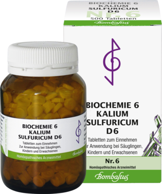 BIOCHEMIE 6 Kalium sulfuricum D 6 Tabletten