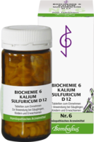 BIOCHEMIE 6 Kalium sulfuricum D 12 Tabletten