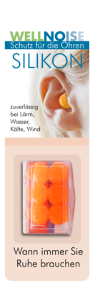 WELLNOISE Ohrenstopfen orange Blister