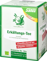 ERKÄLTUNGSTEE Kräutertee Nr.34a Salus Filterbeutel