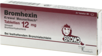 BROMHEXIN Krewel Meuselb.Tabletten 12mg