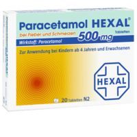 PARACETAMOL 500 mg HEXAL b.Fieber u.Schmerzen Tab.