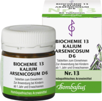 BIOCHEMIE 13 Kalium arsenicosum D 6 Tabletten