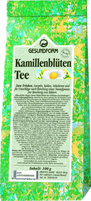 GESUNDFORM Kamillenblüten Tee