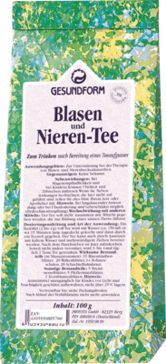 GESUNDFORM Blasen- und Nieren Tee