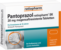 PANTOPRAZOL-ratiopharm SK 20 mg magensaftres.Tabl.