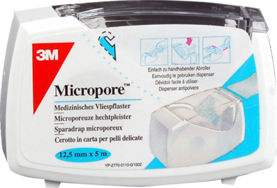 MICROPORE Vliespfl.1,25 cmx5 m m.Abr.1530NP-0SD