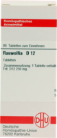 RAUWOLFIA D 12 Tabletten