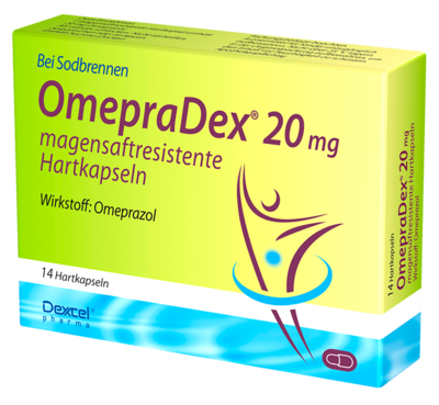 OMEPRADEX 20 mg magensaftresistente Hartkapseln