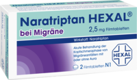 NARATRIPTAN HEXAL bei Migräne 2,5 mg Filmtabletten