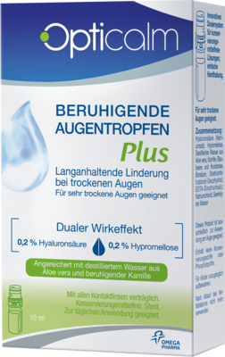 OPTICALM beruhigende Augentropfen Plus