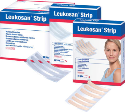 LEUKOSAN Strip Natural 6x38 mm hautfarben