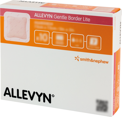 ALLEVYN Gentle Border Lite 7,5x7,5 cm Schaumverb.