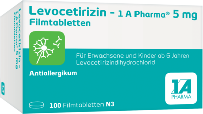 LEVOCETIRIZIN-1A Pharma 5 mg Filmtabletten