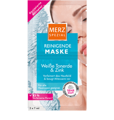 MERZ Spezial reinigend.Maske wei.Tonerde+Zink